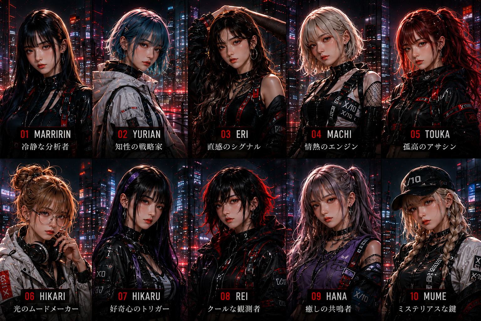 X / 10-TEN-GIRLS — 2048年